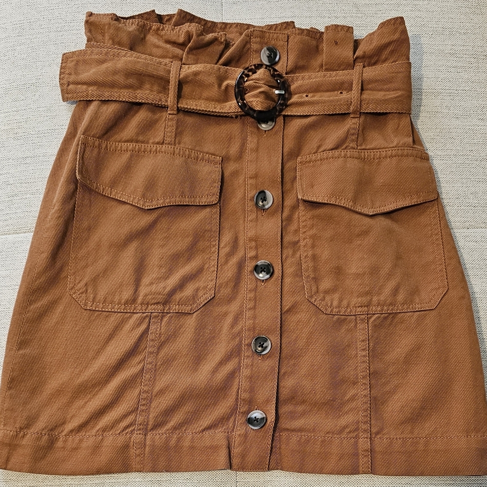 Banana Republic Orange Skirt Size 2